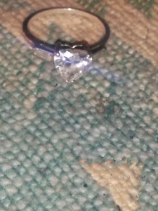 Silver 925 heart ring