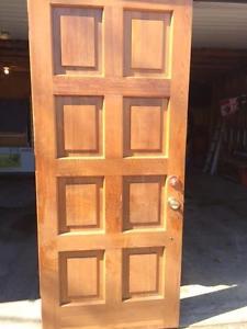 Solid Wood Exterior Door
