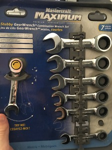 Stubby Speed Wrench Set