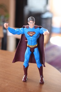 Superman with moving arms