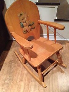 Toddler Wooden Rocking Chair