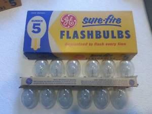 Vintage unused flash bulb collection