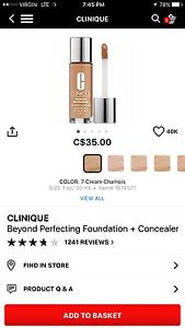 Wanted: Clinique perfecting foundation