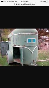 Wanted: Old small horse trailers