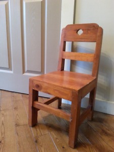 Wooden Child's Chair