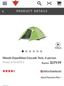 Woods 4 person tent