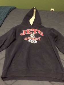 Youth Reebok Winnipeg Jets hoodie Size M 