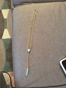 gold and turquoise necklace