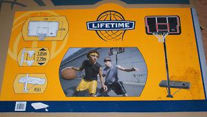 portable basketball backboard and post. PENDING