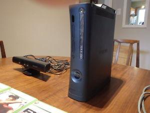 120GB HDD XBOX Elite with Kinect and 9 games
