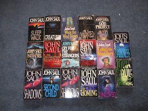17 John Saul softcover books $15 for the lot