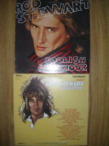 2 Collectible Rod Stewart records for sale