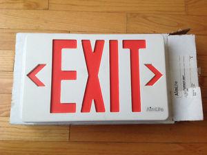 2 Exit Signs