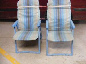 2 Folding deck or patio Chairs
