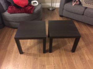 2 end tables and coffee table