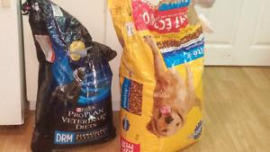 2 large bags of dog food... for all