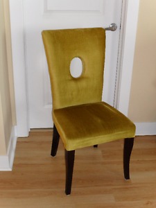 6 Parson Dining Chairs "Like New"