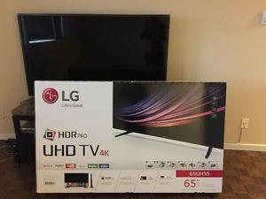65" 4K UHD TV brand New