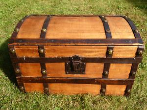 Antique Refinished Trunk
