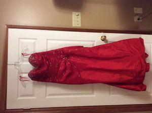 Beautiful prom dress, paid over $ new, worn one