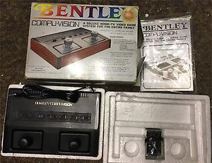 Bentley Compu Vision Video Game Console in original box!
