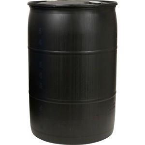 Black Plastic Barrel