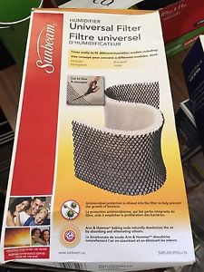 Brand New Sunbeam Universal Filter For Humidifier