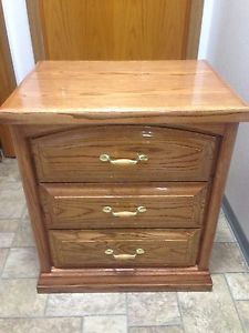 Brand new solid oak night stands