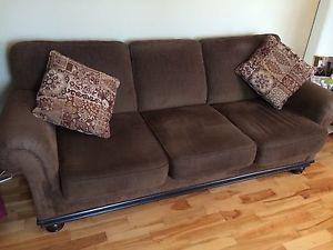 Brown Couch/Chesterfield