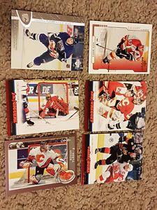 Calgary Flames Hockey Card Lot