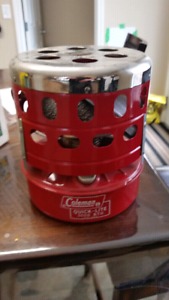 Camp Oil Camp Heater Coleman Like new Uses camp fuel Selling