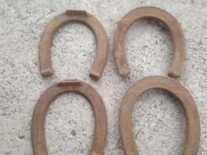 Diamond Official Horseshoes for Throwing Marked A and B