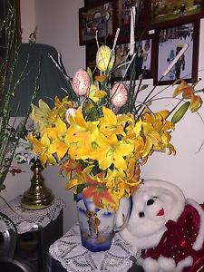 Easter lily bouquet