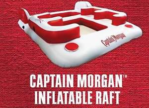 Eight Man inflatable raft.