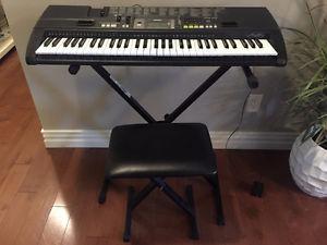 Electronic Keyboard with Stand & Seat