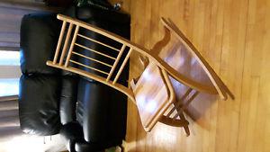 Folding rocking chair