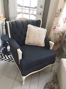 French Provincial antique chair and sofa