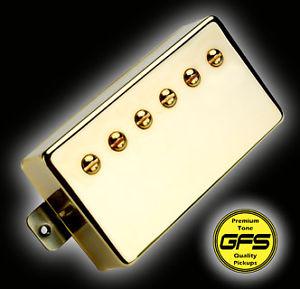 GFS alnico 2 humbuckers w/ gold covers matching set