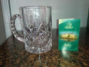 Galway Crystal Beer Mug - it's heavy, great for Father's Day