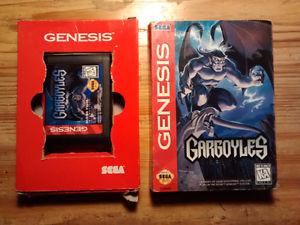 Gargoyles game for Sega Genesis with box