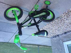 Green boys bike
