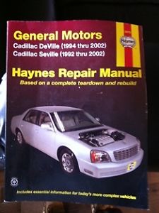Haynes Cadillac repair manual