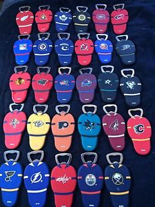 Hockey bottle openers