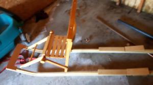 Home made sleigh