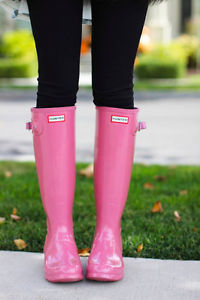 Hunter Boots: Ladies Hot Pink, Size 8 - Authentic