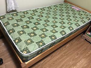 IKEA twin bed with mattress