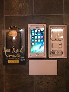 IPhone6 Space Gray 16GB(locked to Telus) w/ new Otter box