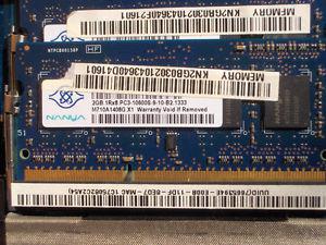 Laptop 2Gig SDRAM DDR MHz memory