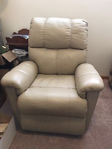 Leather Reclining Rocking Chair For Sale