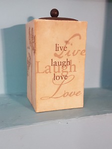 Live, Love, Laugh, Candle Holder for Sale